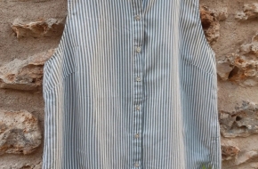 Chemisier col volanté